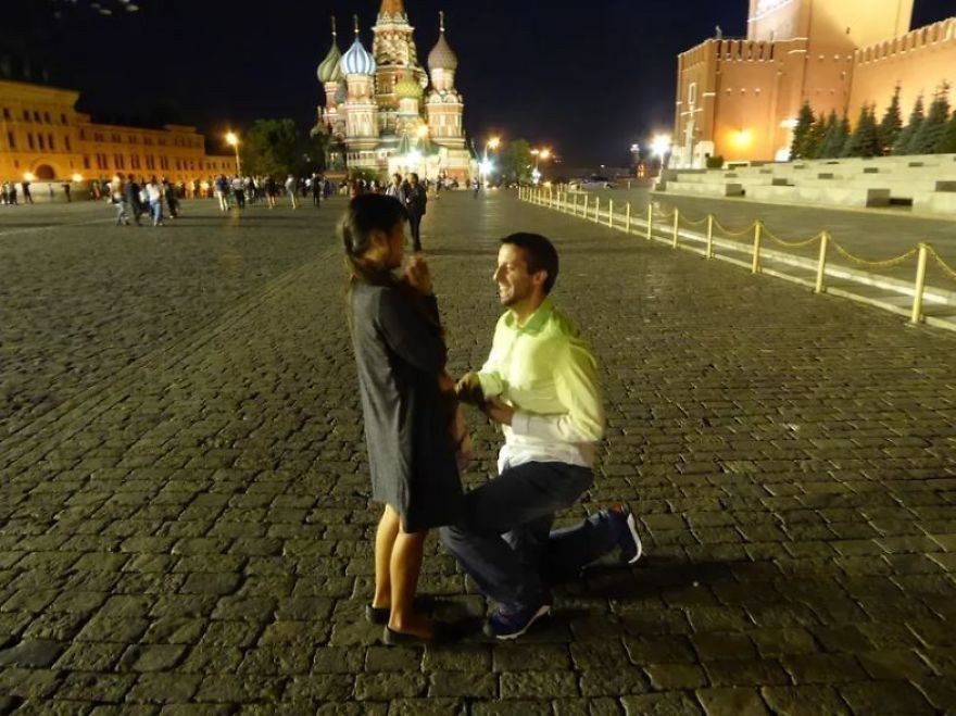 Μετά από 3 χρόνια την ζήτησα σε γάμο, Μόσχα, Ρωσία