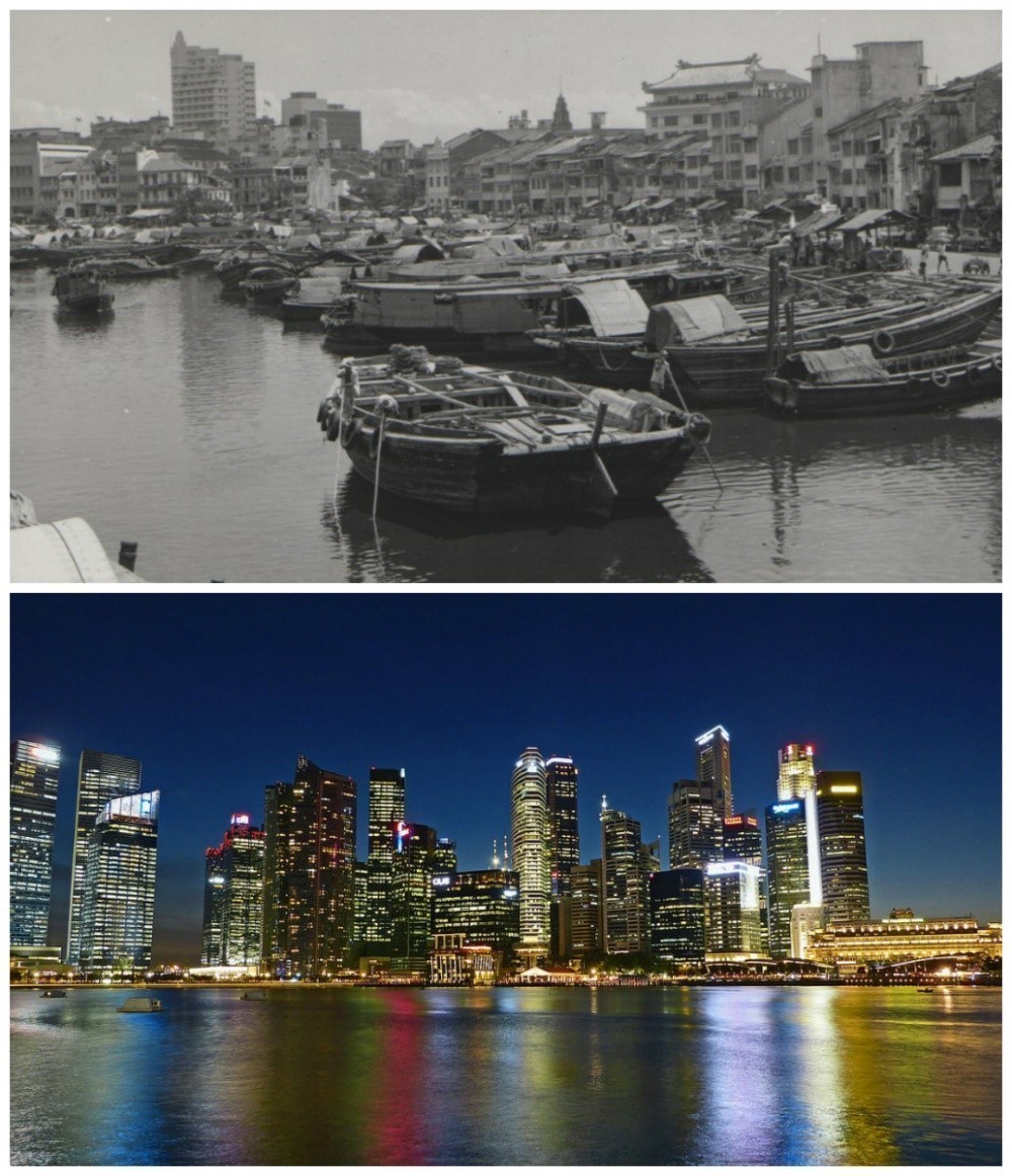 Σιγκαπούρη: Το 1960 και Σήμερα
