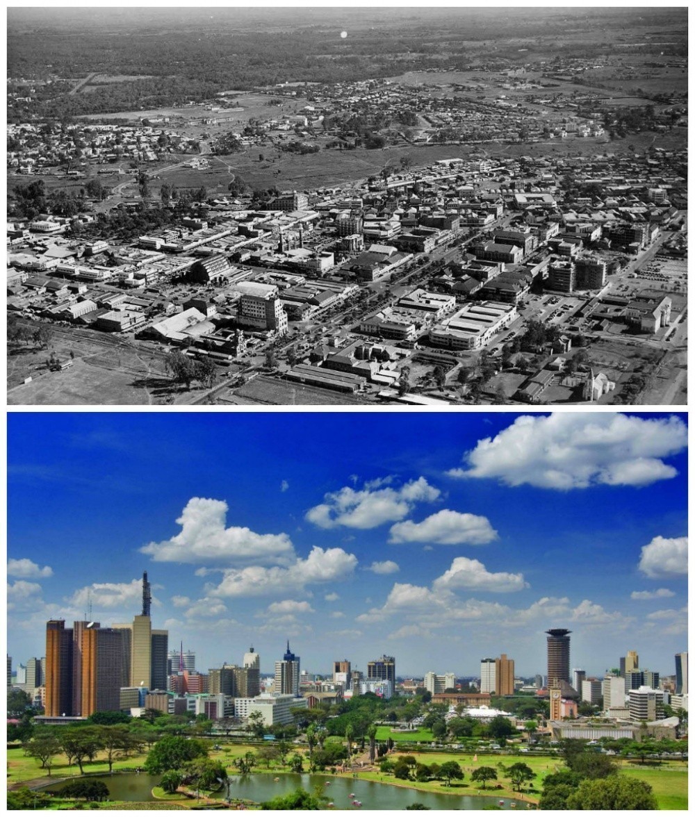 Ναϊρόμπι, Κένυα: Το 1960 και Σήμερα