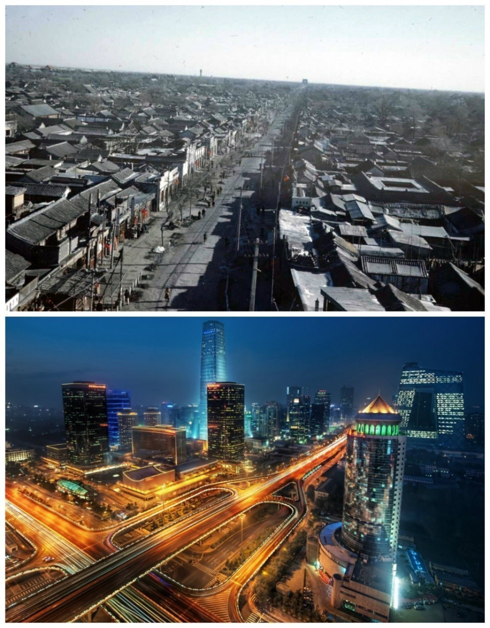 Πεκίνο, Κίνα: Το 1940 και Σήμερα