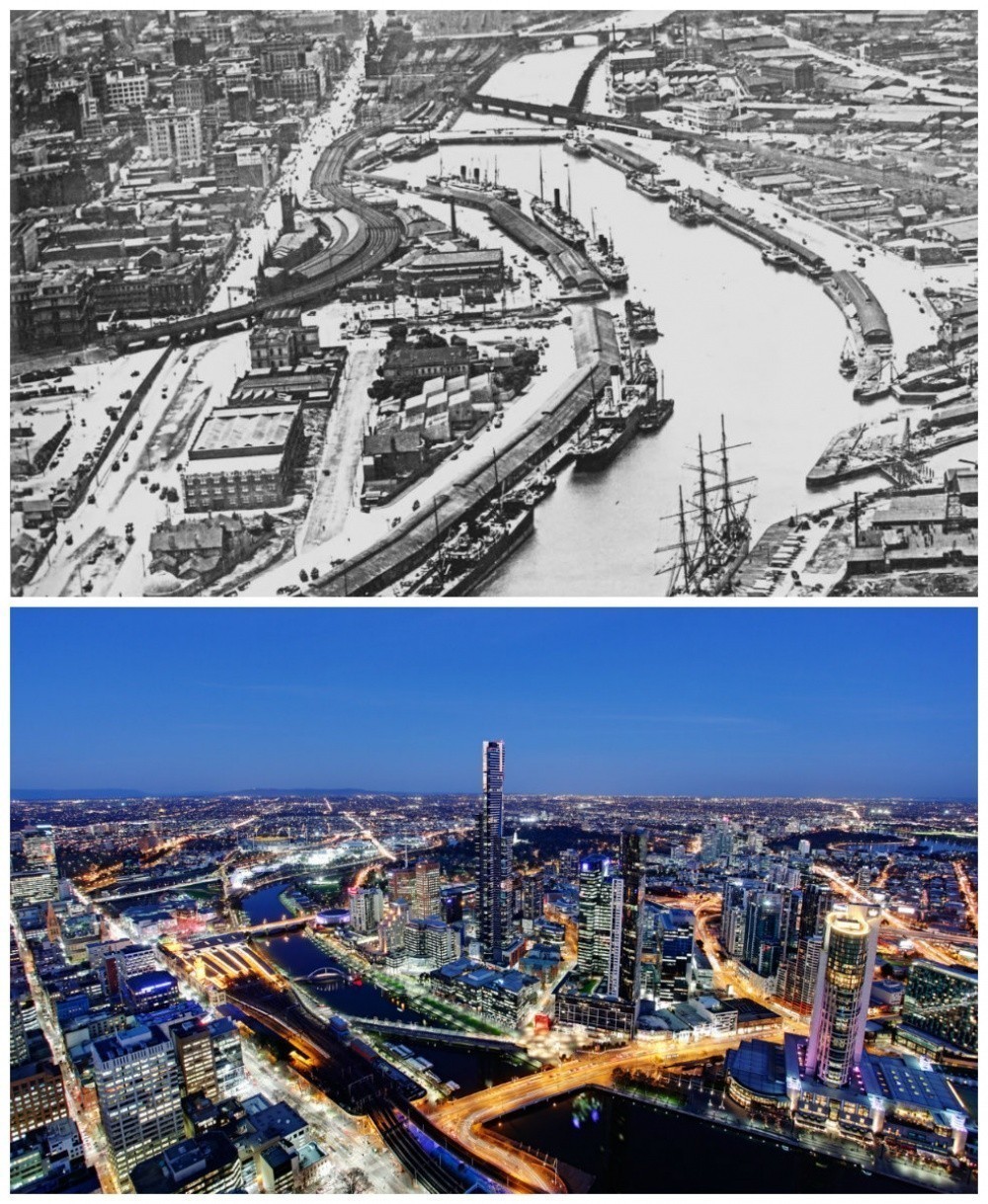 Μελβούρνη, Αυστραλία: Το 1920 και Σήμερα